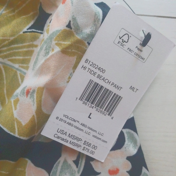 VOLCOM NEW Hi Tide Beach Pant - Picture 8 of 12